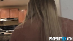 Big Booty Blonde Real Estate Agent Riding House buyers Cock