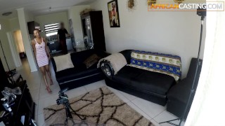 Interracial Ebony Fucked Casting Couch White Cock Banging